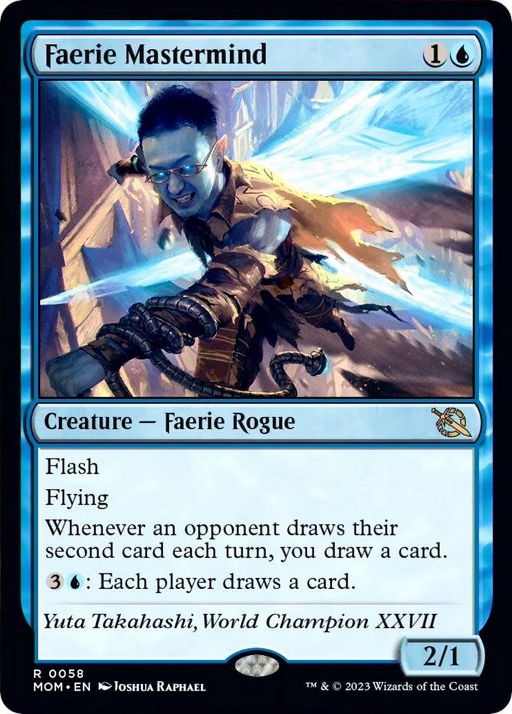 Image for Faerie Mastermind (58) (MOM) - Magic: The Gathering