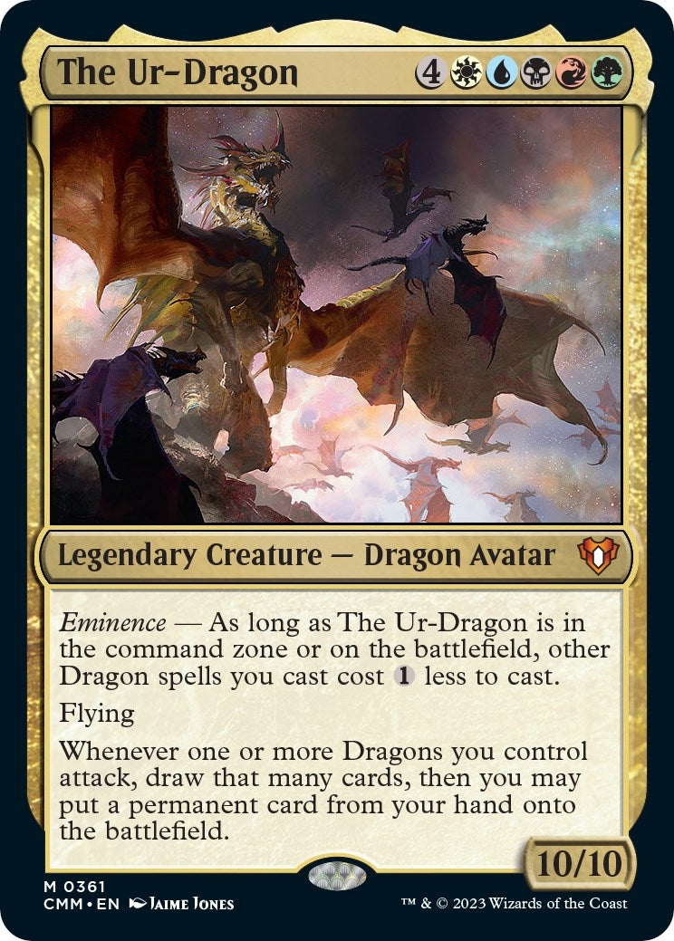 Image for The Ur-Dragon (361) (Commander Masters) - Magic: The Gathering