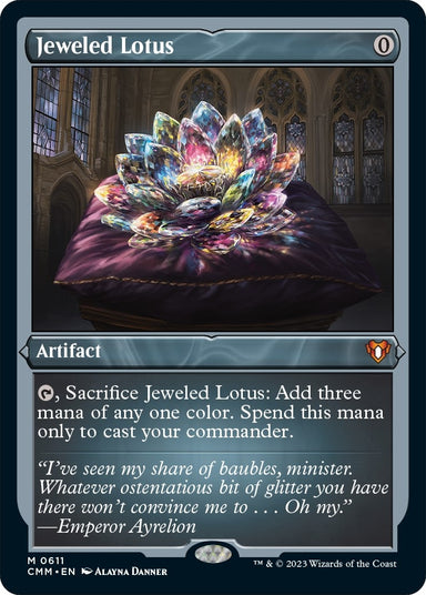 Image for Jeweled Lotus (Foil Etched) (611) (Commander Masters) - Magic: The Gathering