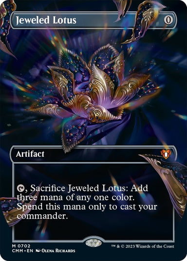 Image for Jeweled Lotus (Borderless) (702) (Commander Masters) - Magic: The Gathering