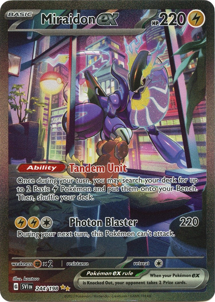Miraidon ex (244/198) (SV01: Scarlet & Violet Base Set) — Card Masters