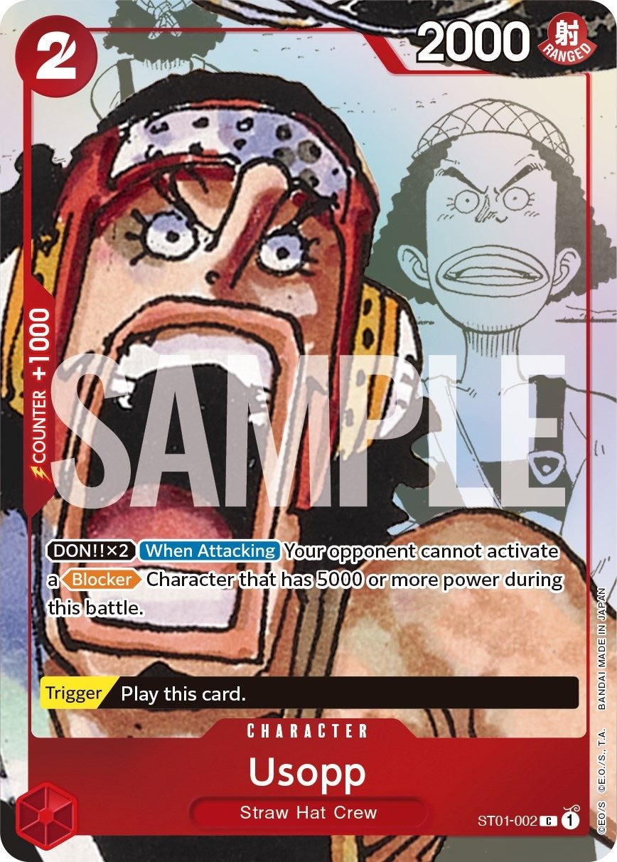 Usopp - ST01-002 (Alternate Art) (ST01-002) (One Piece Promotion Cards)