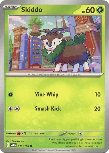 Image for Skiddo (011/198) (SV01: Scarlet & Violet Base Set) (SVI) - Pokemon