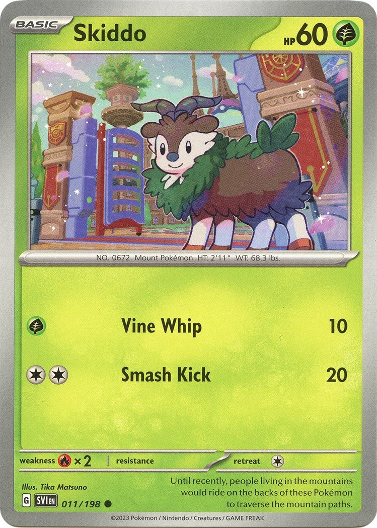 Image for Skiddo (011/198) (SV01: Scarlet & Violet Base Set) (SVI) - Pokemon