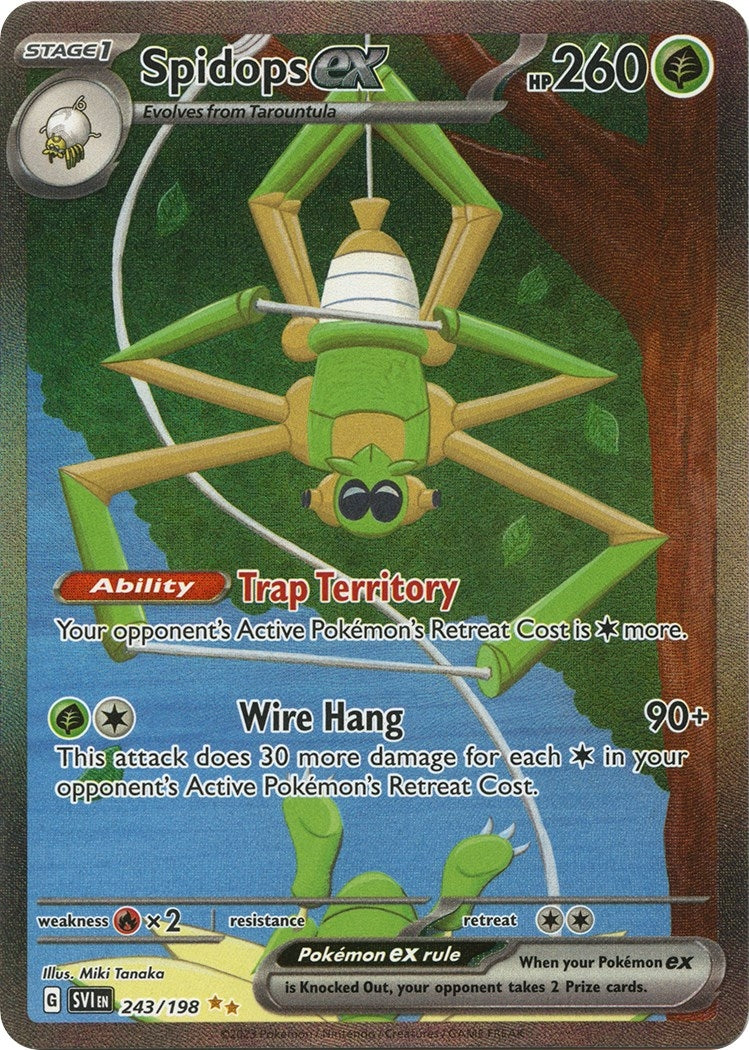 Image for Spidops ex (243/198) (SVI) - Pokemon