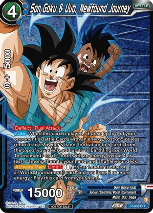 Son Goku & Uub, Newfound Journey (Winner)  - P-483