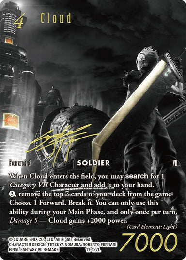 Image for Cloud (Noir Promo) (11-127L) (FF: Promo Cards) (PR) - Final Fantasy TCG