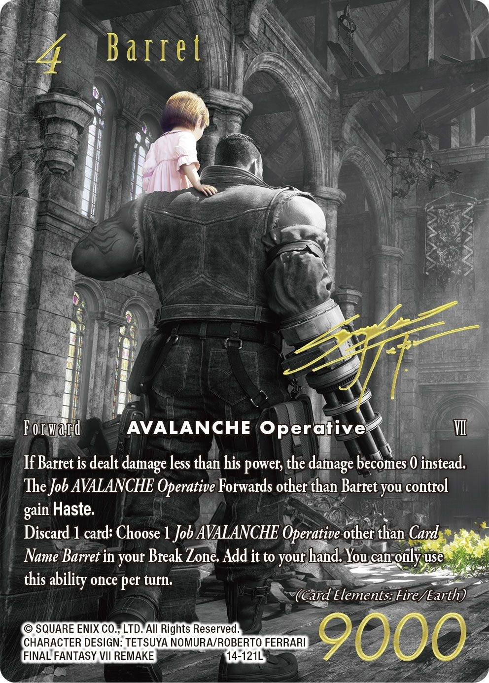 Image for Barret (Noir Promo) (14-121L) (FF: Promo Cards) (PR) - Final Fantasy TCG