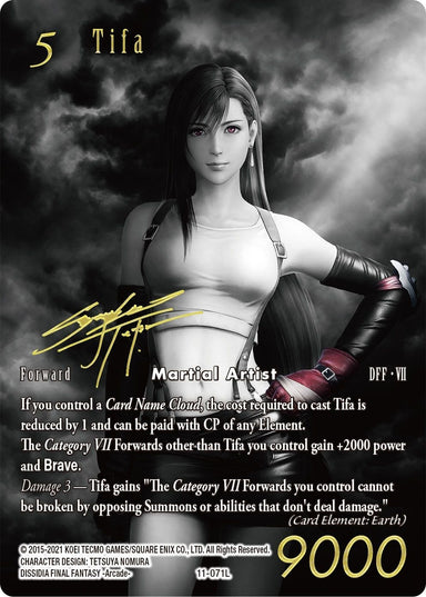 Image for Tifa (Noir Promo) (11-071L) (FF: Promo Cards) (PR) - Final Fantasy TCG