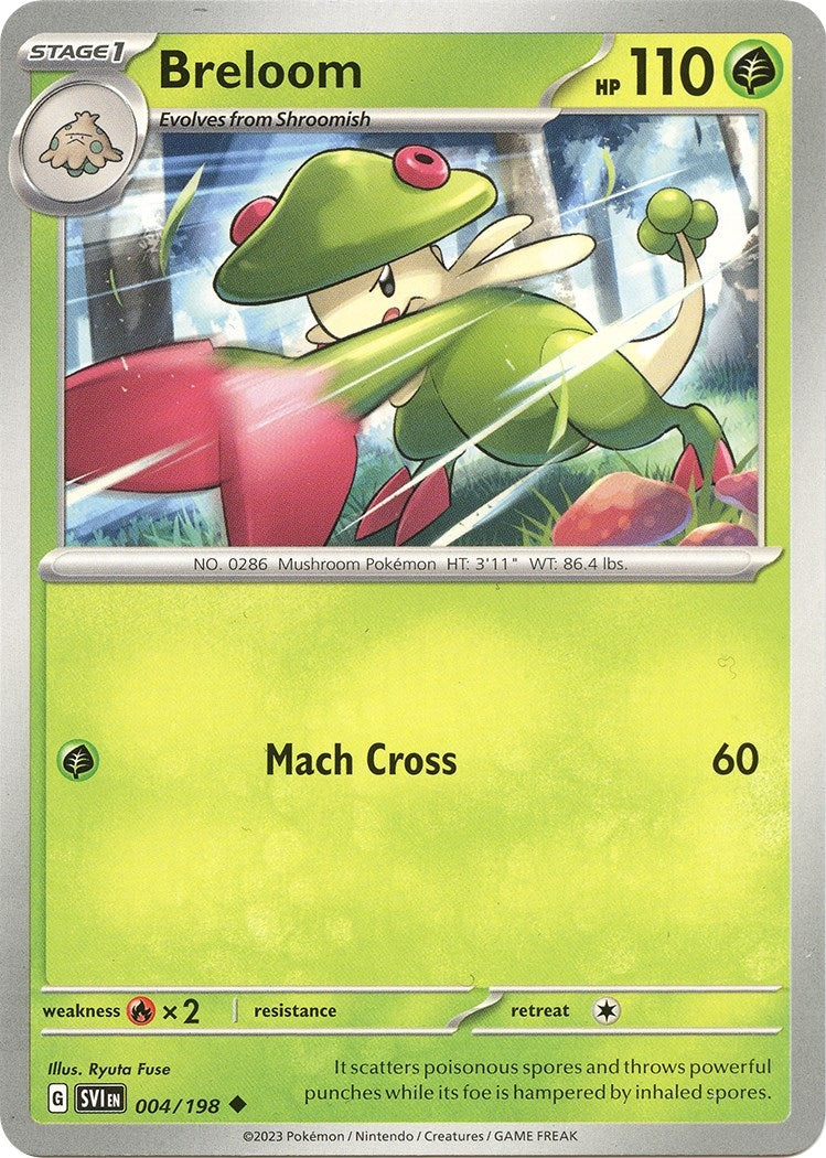 Image for Breloom (004/198) (SV01: Scarlet & Violet Base Set) (SVI) - Pokemon