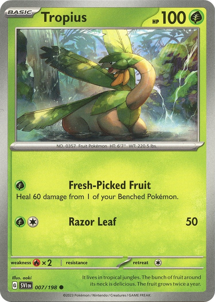 Image for Tropius (007/198) (SV01: Scarlet & Violet Base Set) (SVI) - Pokemon