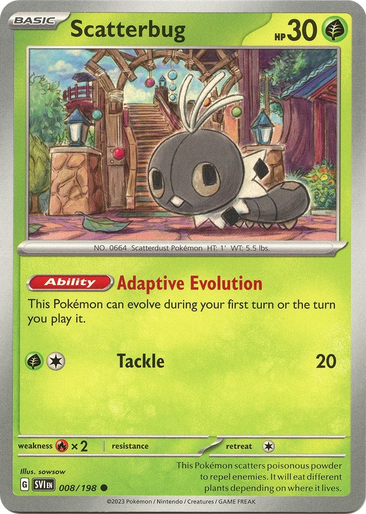 Image for Scatterbug (008/198) (SV01: Scarlet & Violet Base Set) (SVI) - Pokemon