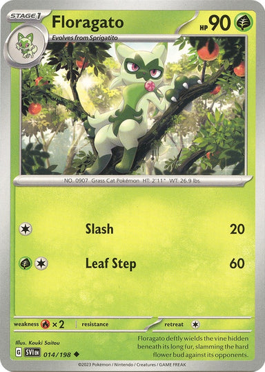 Image for Floragato (014/198) (SV01: Scarlet & Violet Base Set) (SVI) - Pokemon