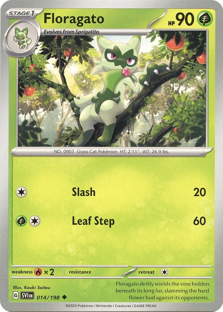 Image for Floragato (014/198) (SV01: Scarlet & Violet Base Set) (SVI) - Pokemon