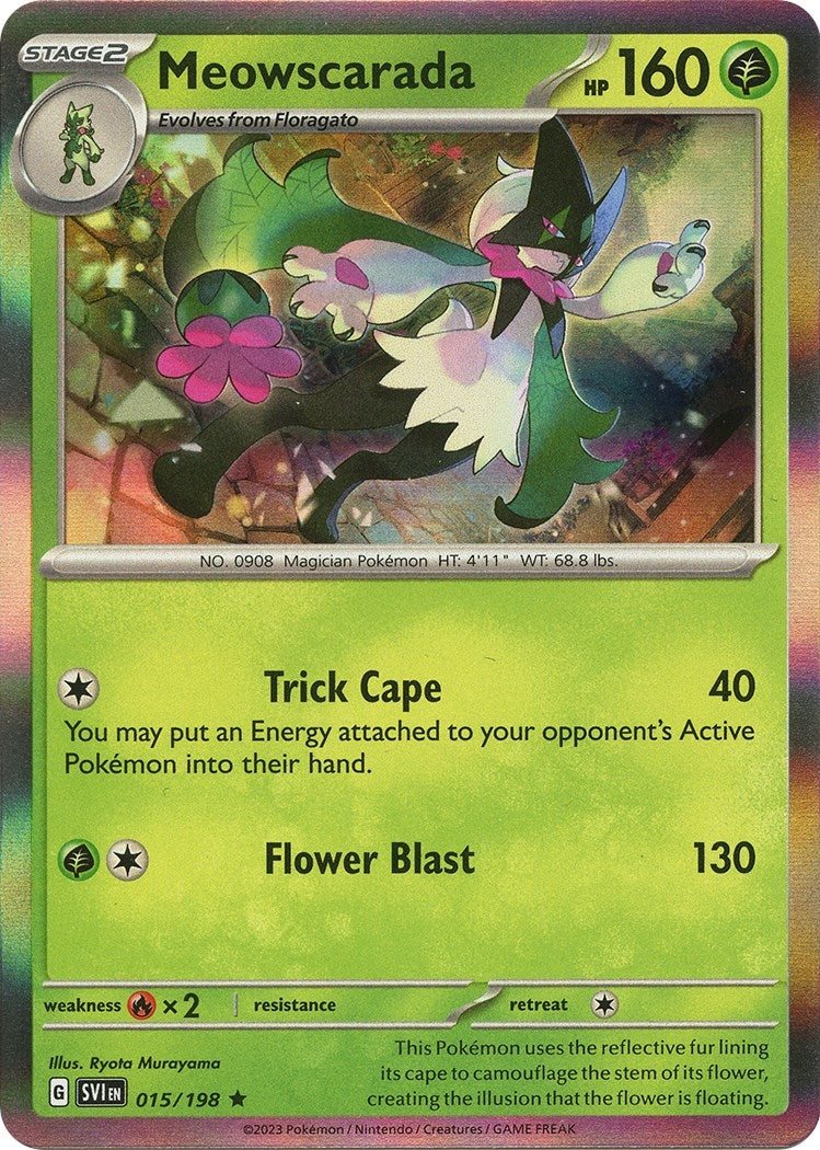Image for Meowscarada (015/198) (SV01: Scarlet & Violet Base Set) (SVI) - Pokemon
