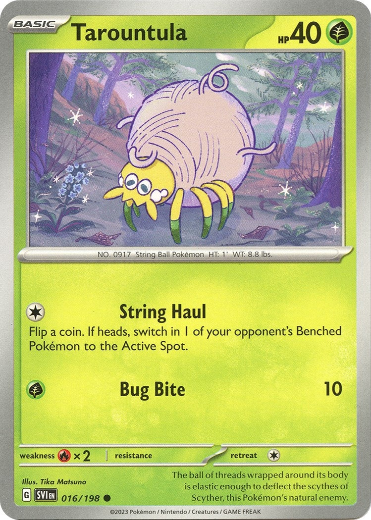 Image for Tarountula (016/198) (SV01: Scarlet & Violet Base Set) (SVI) - Pokemon