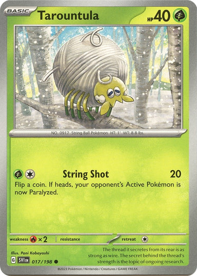 Image for Tarountula (017/198) (SV01: Scarlet & Violet Base Set) (SVI) - Pokemon
