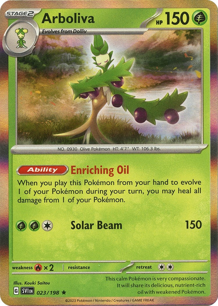 Image for Arboliva (023/198) (SV01: Scarlet & Violet Base Set) (SVI) - Pokemon
