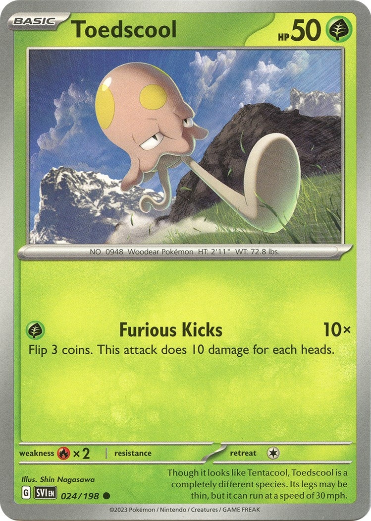 Image for Toedscool (024/198) (SV01: Scarlet & Violet Base Set) (SVI) - Pokemon