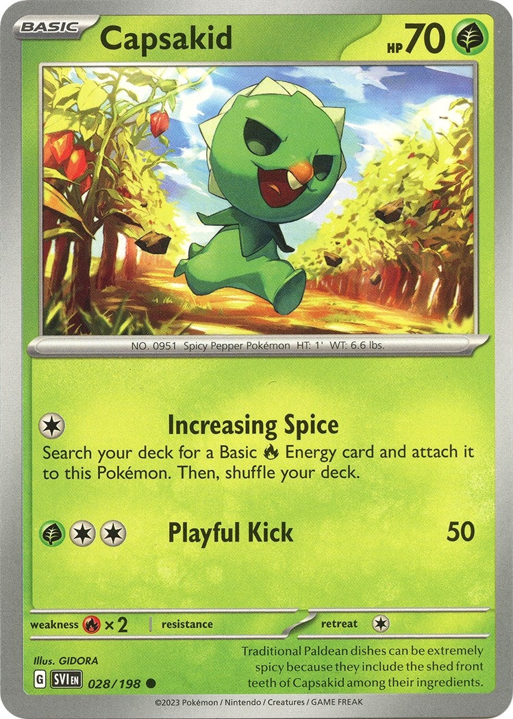 Image for Capsakid (028/198) (SV01: Scarlet & Violet Base Set) (SVI) - Pokemon