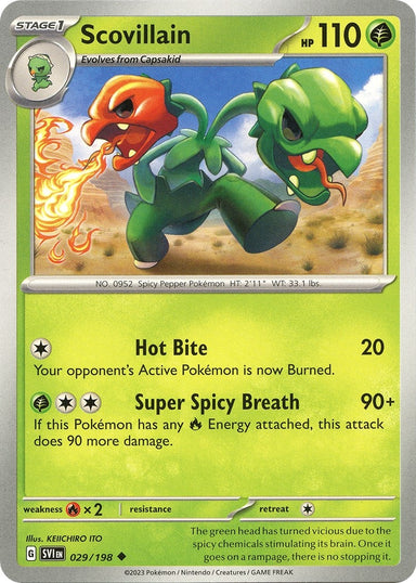 Image for Scovillain (029/198) (SV01: Scarlet & Violet Base Set) (SVI) - Pokemon