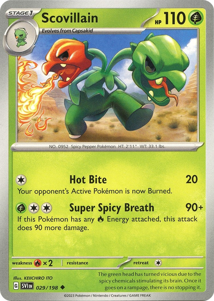 Image for Scovillain (029/198) (SV01: Scarlet & Violet Base Set) (SVI) - Pokemon