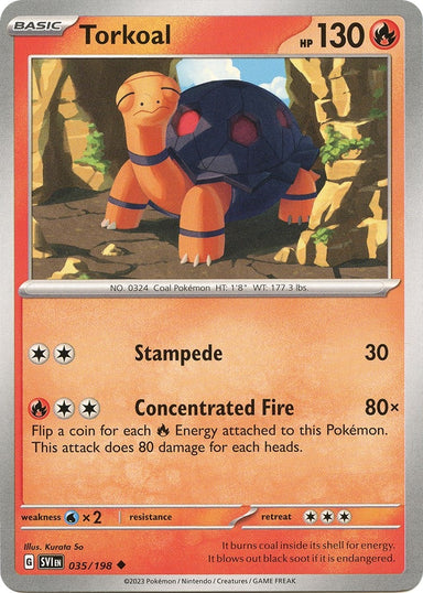 Image for Torkoal (035/198) (SV01: Scarlet & Violet Base Set) (SVI) - Pokemon