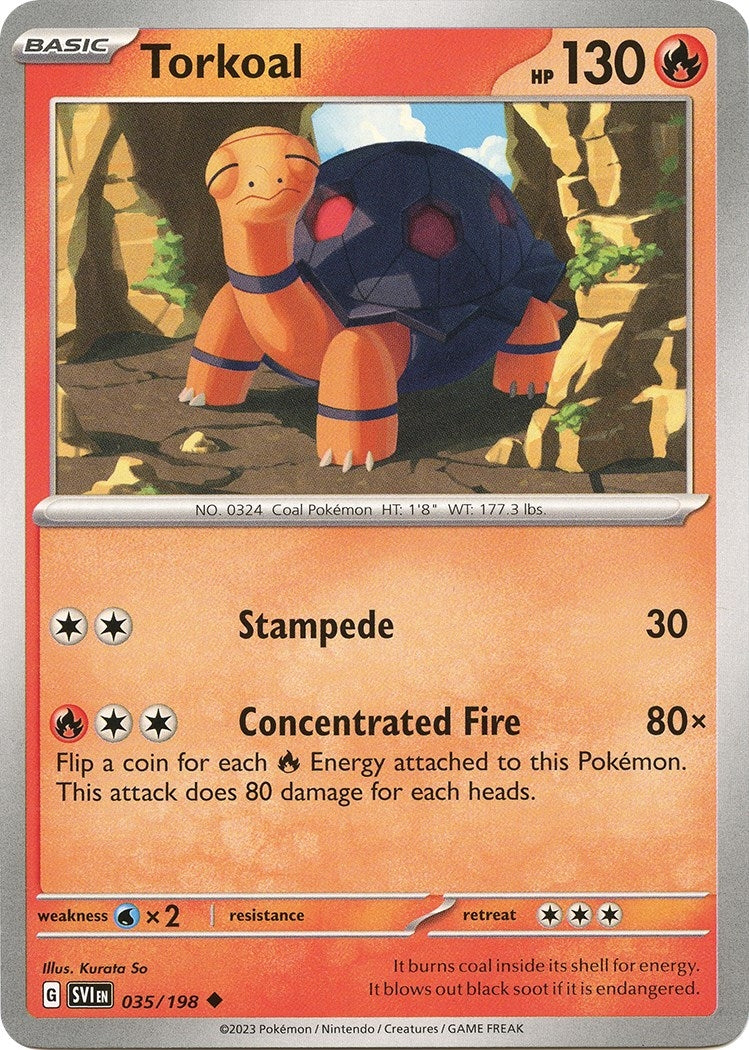 Image for Torkoal (035/198) (SV01: Scarlet & Violet Base Set) (SVI) - Pokemon