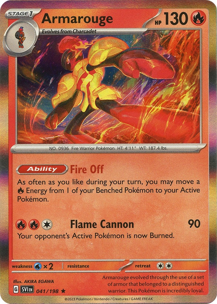 Image for Armarouge (041/198) (SV01: Scarlet & Violet Base Set) (SVI) - Pokemon