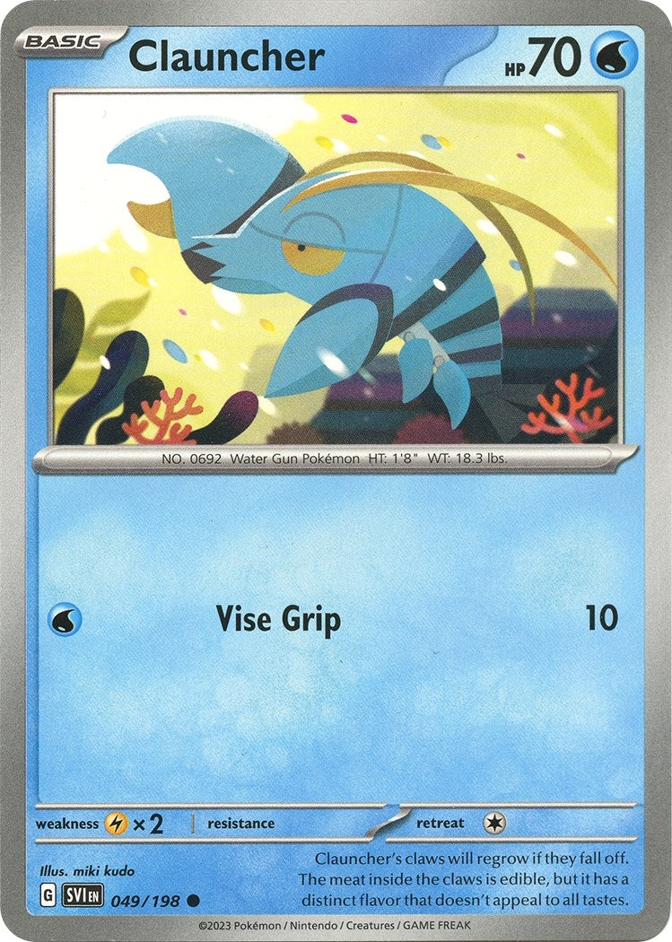 Image for Clauncher (049/198) (SV01: Scarlet & Violet Base Set) (SVI) - Pokemon