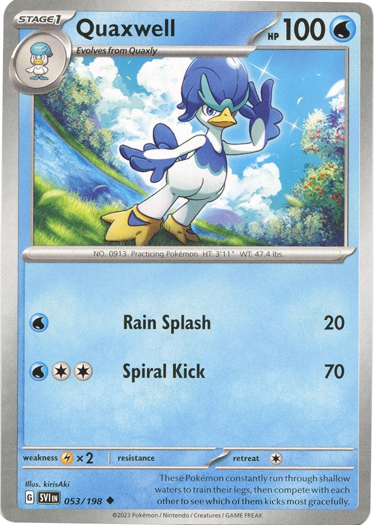 Image for Quaxwell (053/198) (SV01: Scarlet & Violet Base Set) (SVI) - Pokemon