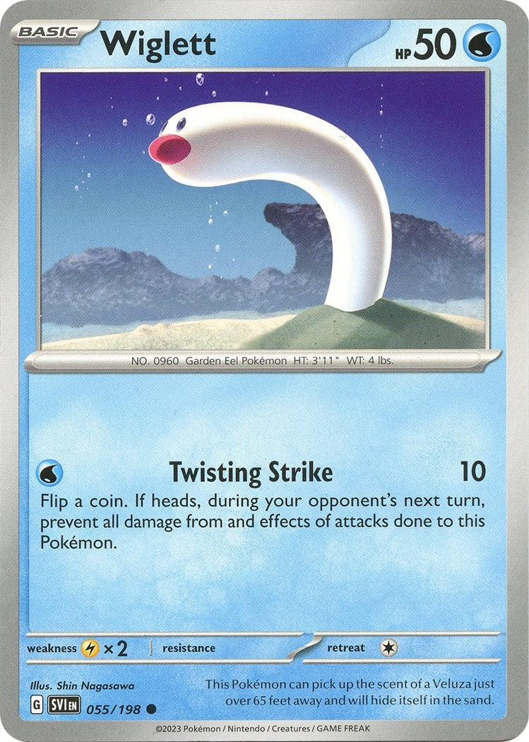 Image for Wiglett (055/198) (SV01: Scarlet & Violet Base Set) (SVI) - Pokemon