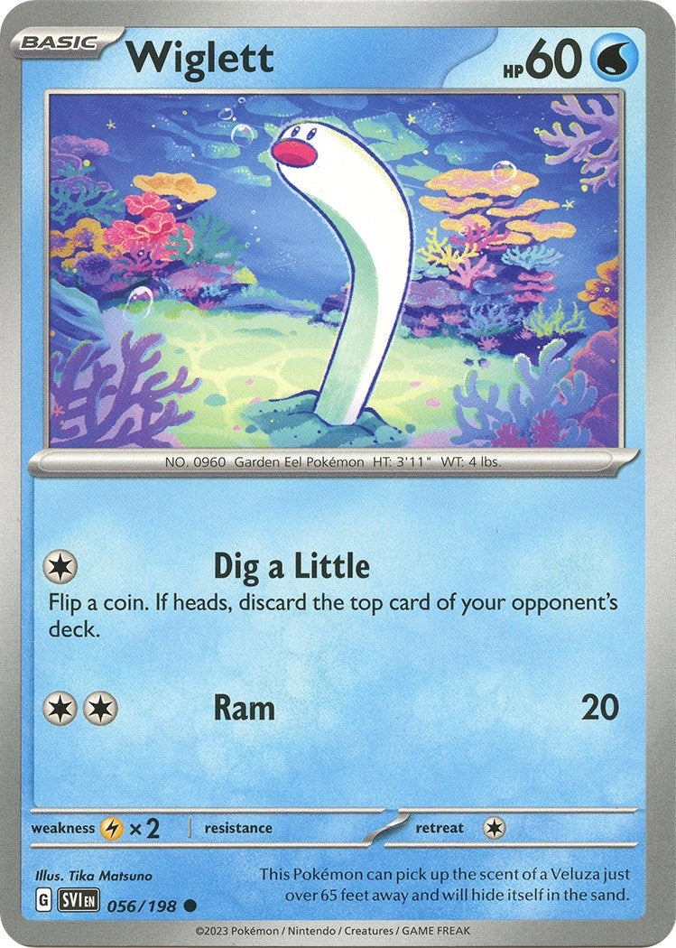 Image for Wiglett (056/198) (SV01: Scarlet & Violet Base Set) (SVI) - Pokemon