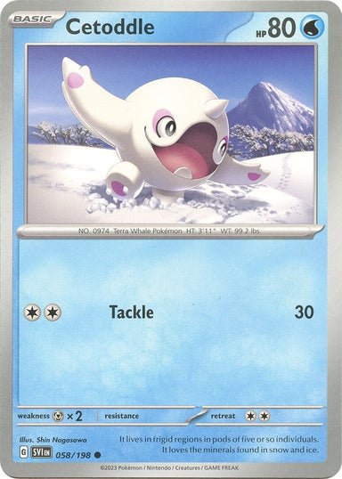 Image for Cetoddle (058/198) (SV01: Scarlet & Violet Base Set) (SVI) - Pokemon