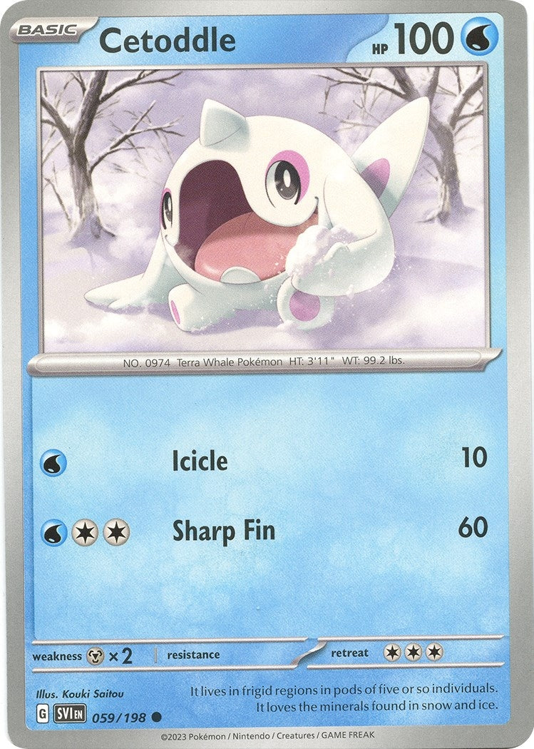 Image for Cetoddle (059/198) (SV01: Scarlet & Violet Base Set) (SVI) - Pokemon