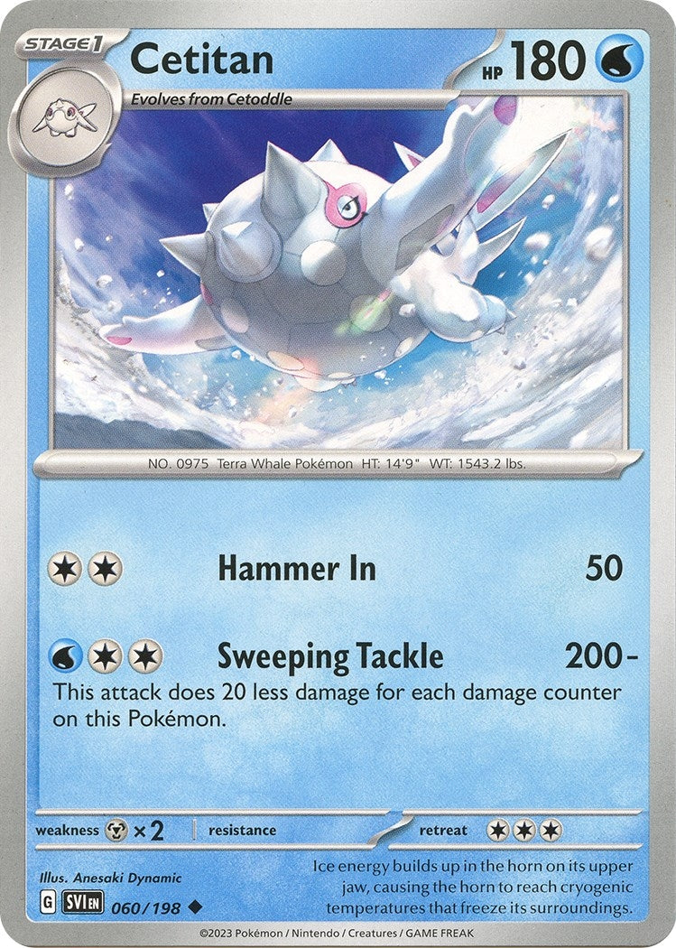 Image for Cetitan (060/198) (SV01: Scarlet & Violet Base Set) (SVI) - Pokemon