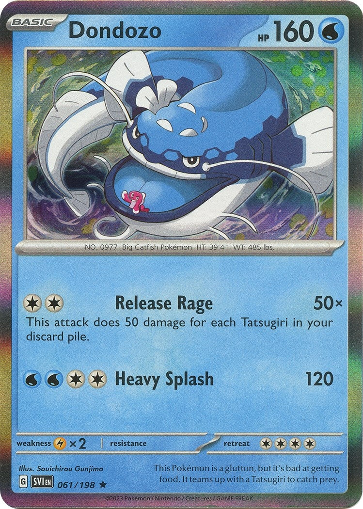 Image for Dondozo (061/198) (SV01: Scarlet & Violet Base Set) (SVI) - Pokemon