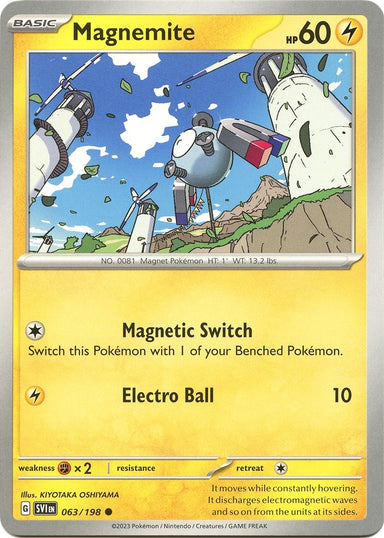 Image for Magnemite (063/198) (SV01: Scarlet & Violet Base Set) (SVI) - Pokemon