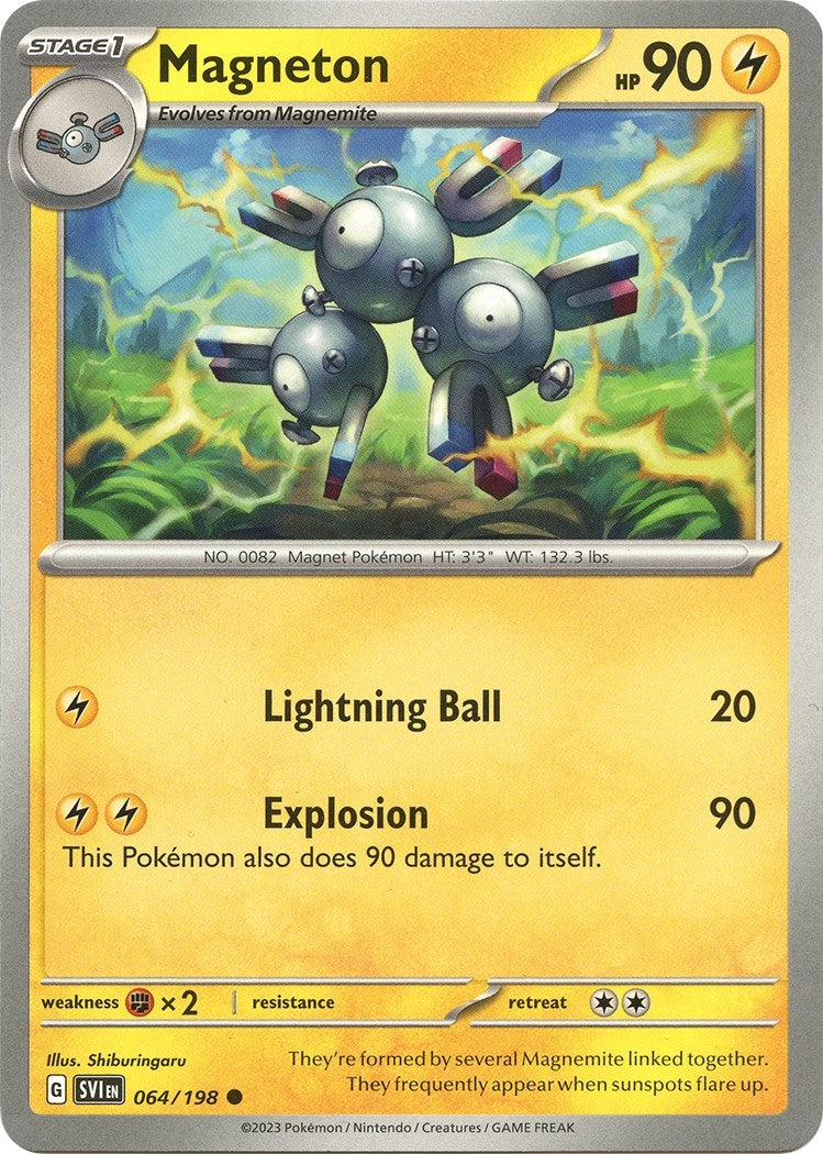 Image for Magneton (064/198) (SV01: Scarlet & Violet Base Set) (SVI) - Pokemon