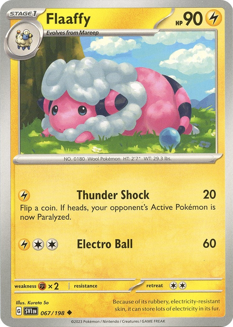 Image for Flaaffy (067/198) (SV01: Scarlet & Violet Base Set) (SVI) - Pokemon