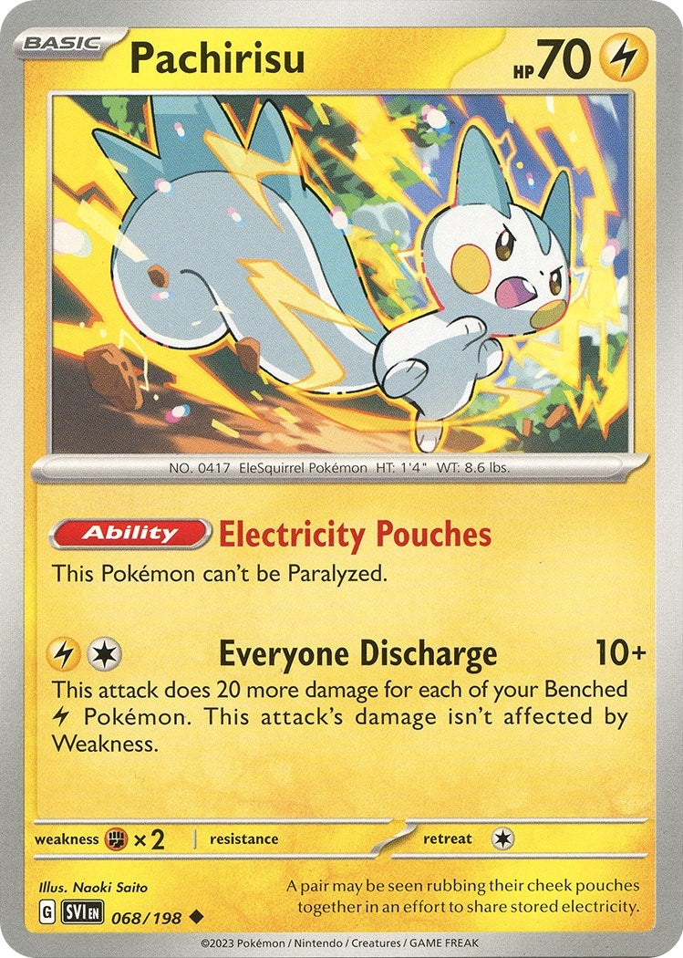Image for Pachirisu (068/198) (SV01: Scarlet & Violet Base Set) (SVI) - Pokemon