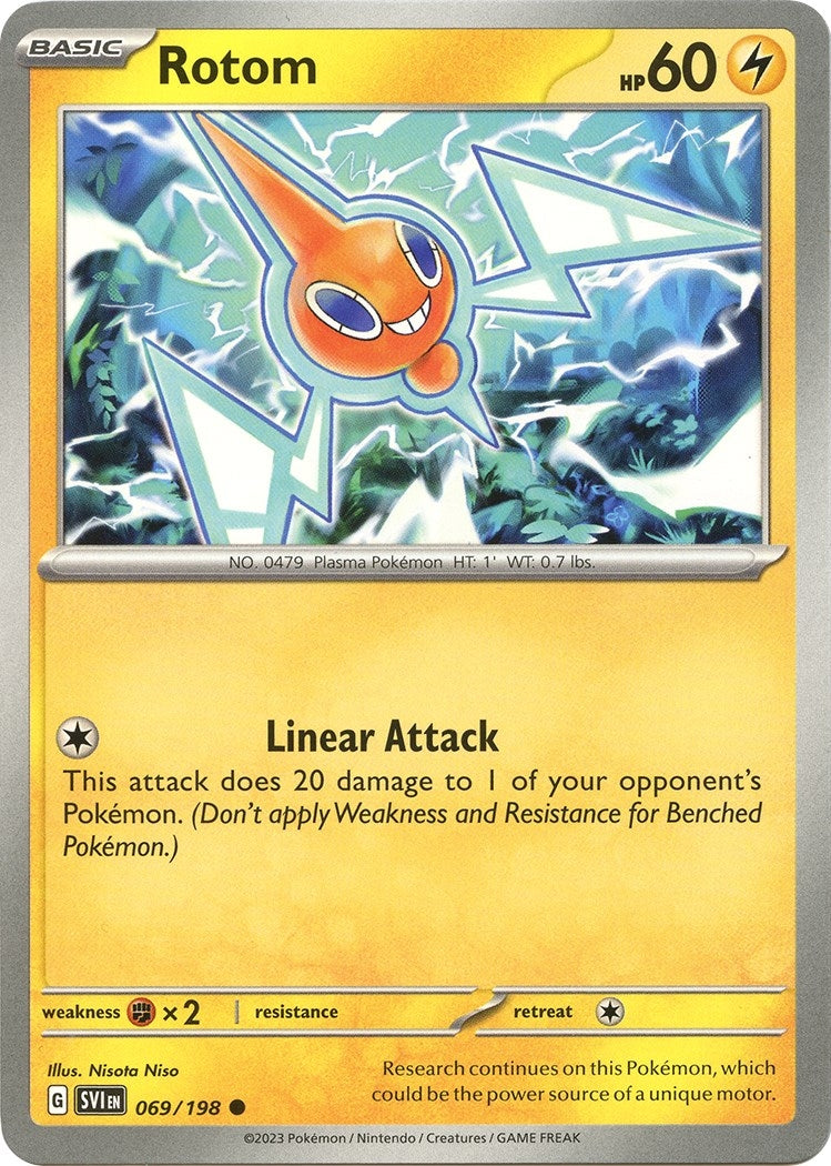Image for Rotom (069/198) (SV01: Scarlet & Violet Base Set) (SVI) - Pokemon