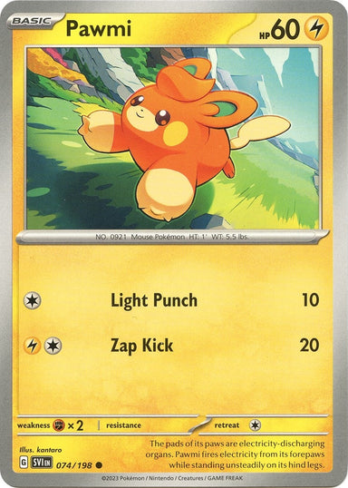 Image for Pawmi (074/198) (SV01: Scarlet & Violet Base Set) (SVI) - Pokemon
