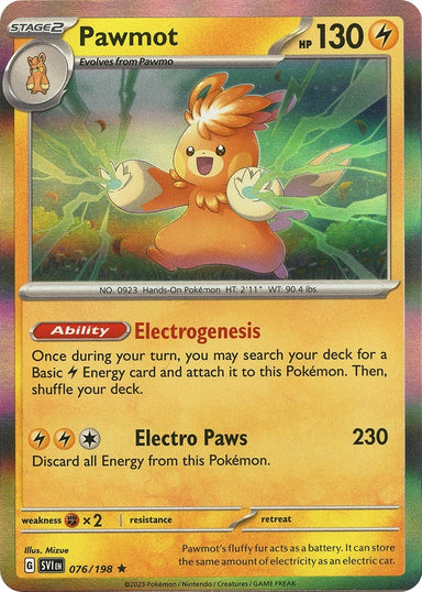 Image for Pawmot (076/198) (SV01: Scarlet & Violet Base Set) (SVI) - Pokemon