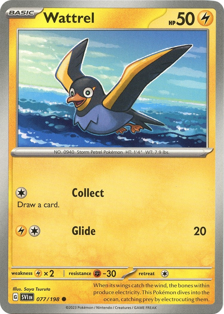 Image for Wattrel (077/198) (SV01: Scarlet & Violet Base Set) (SVI) - Pokemon