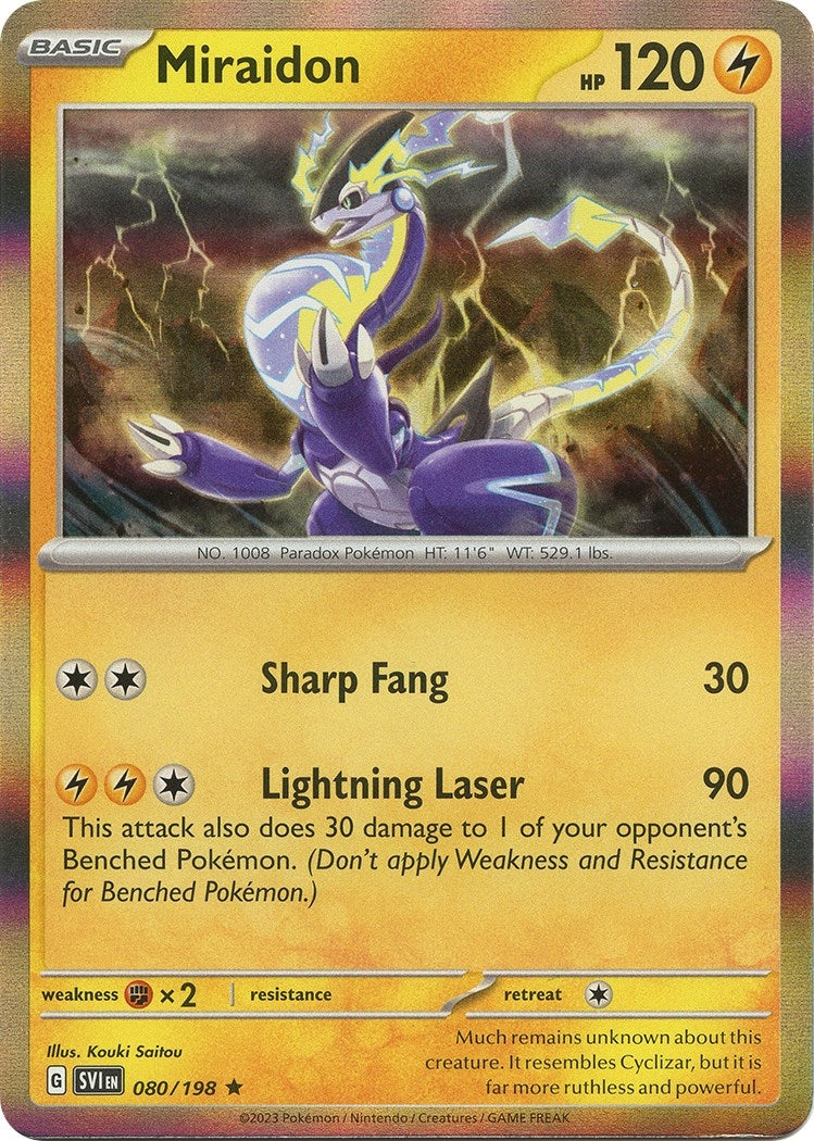Image for Miraidon (080/198) (SV01: Scarlet & Violet Base Set) (SVI) - Pokemon
