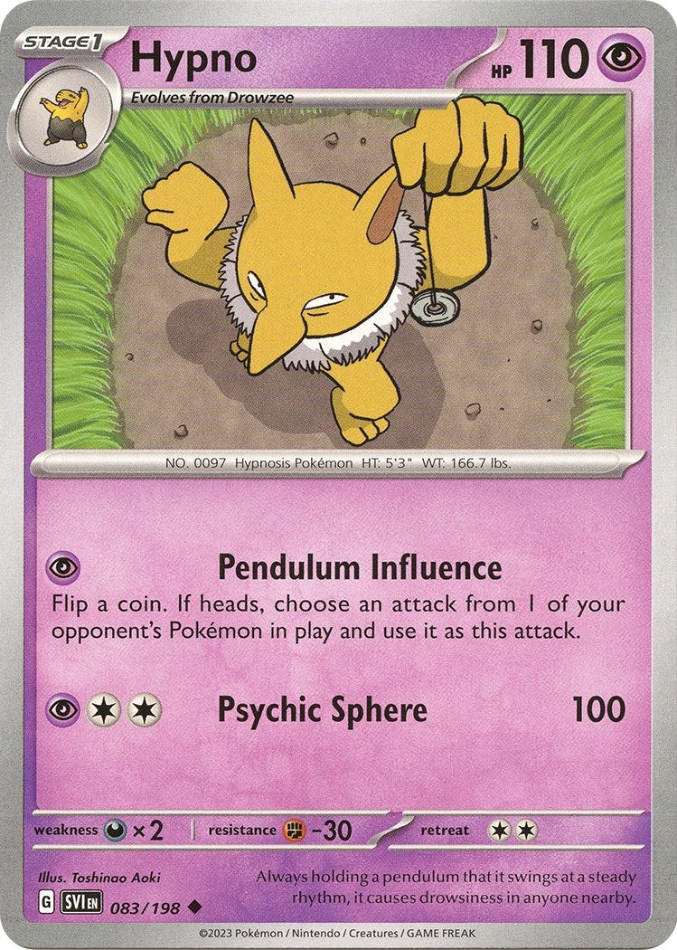 Image for Hypno (083/198) (SV01: Scarlet & Violet Base Set) (SVI) - Pokemon