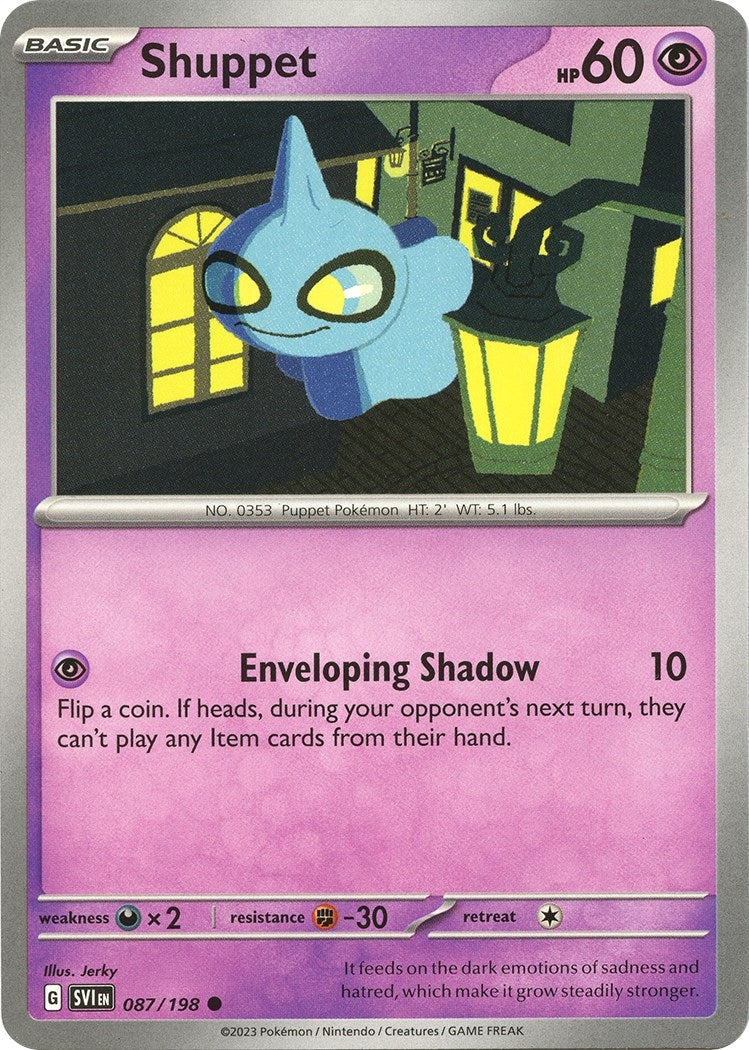 Image for Shuppet (087/198) (SV01: Scarlet & Violet Base Set) (SVI) - Pokemon