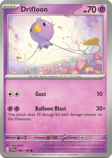 Image for Drifloon (089/198) (SV01: Scarlet & Violet Base Set) (SVI) - Pokemon