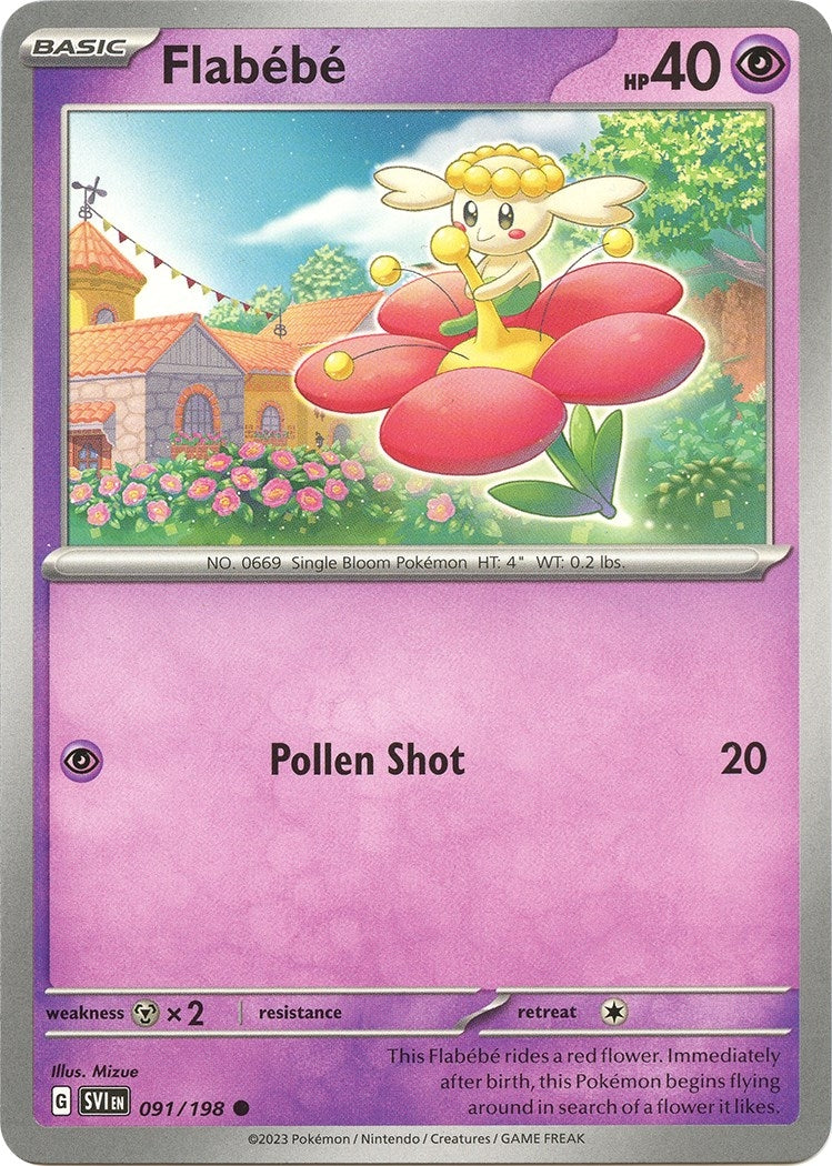 Image for Flabebe (091/198) (SV01: Scarlet & Violet Base Set) (SVI) - Pokemon
